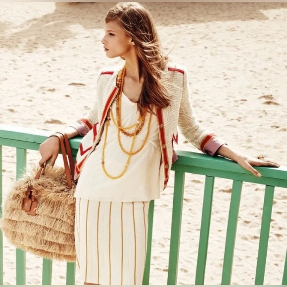Tory Burch structured tweed