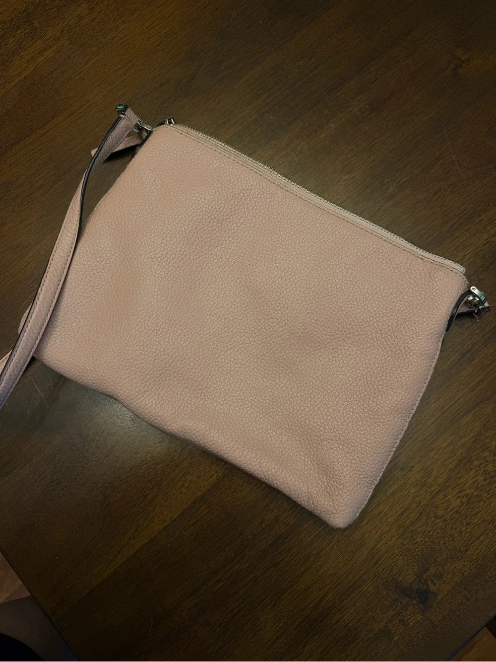 kate spade Blush Pink Pebbled Leather Crossbody