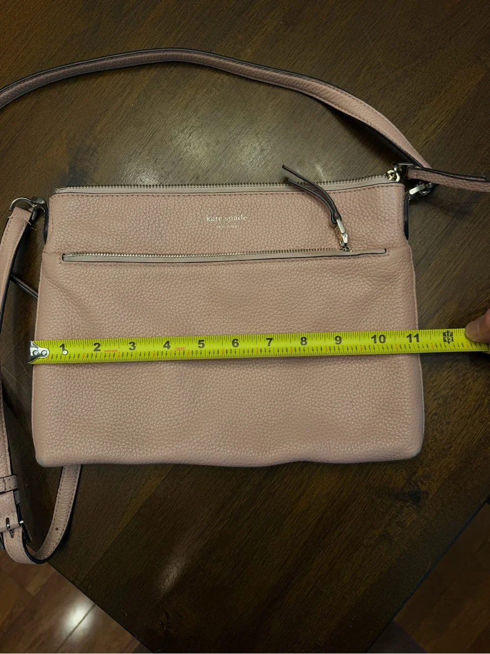 kate spade Blush Pink Pebbled Leather Crossbody