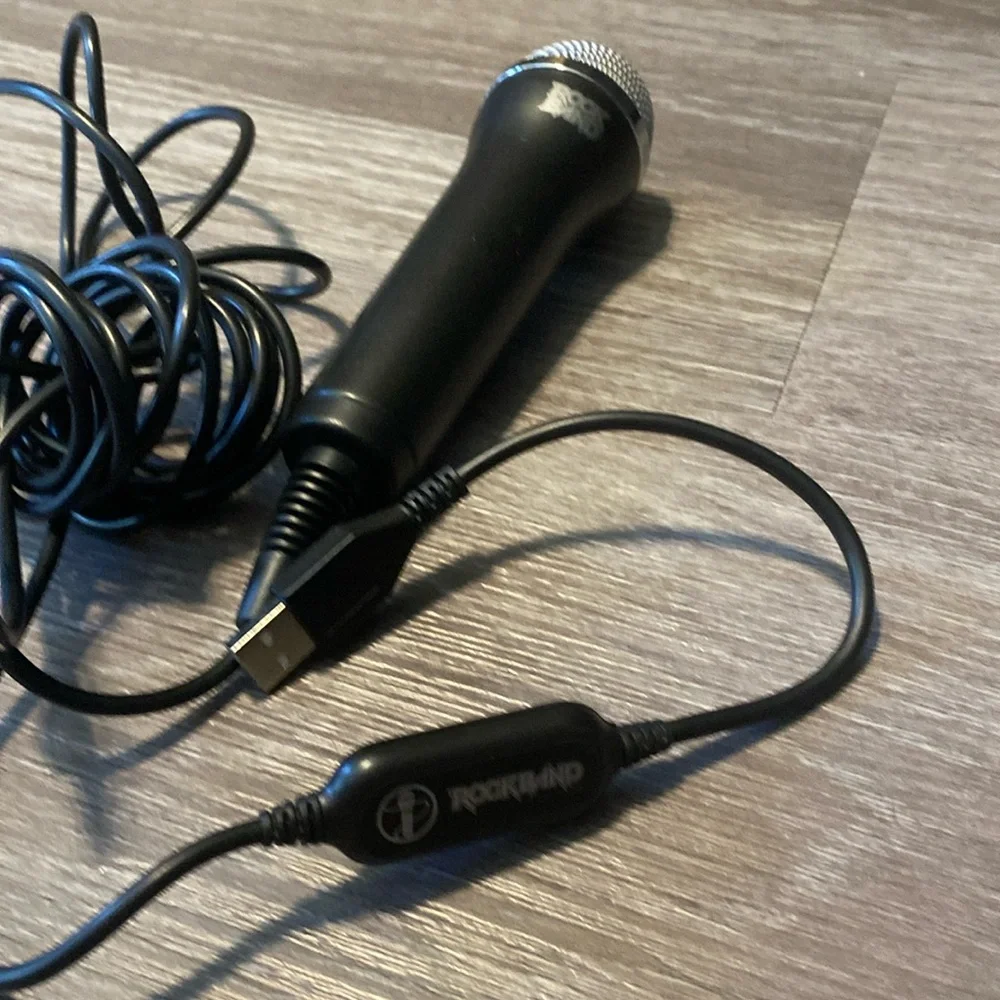 Rock Band Black USB Microphone