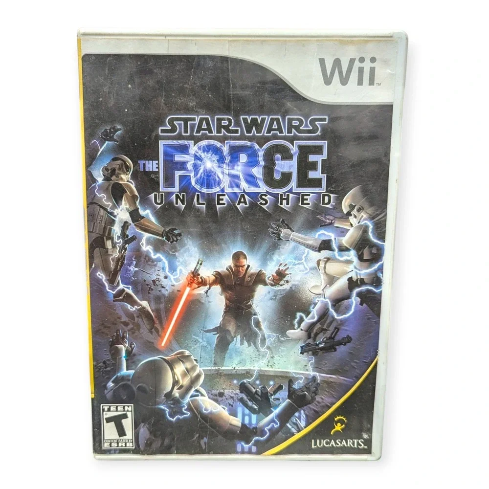 Star Wars The Force Unleashed Nintendo Wii Game LucasArts Complete CIB