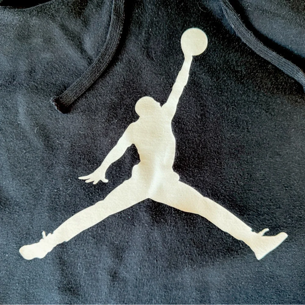 Air Jordan Black Hoodie  - Nike Jordan Jumpan Logo Pullover Hoodie Men’s Size XL