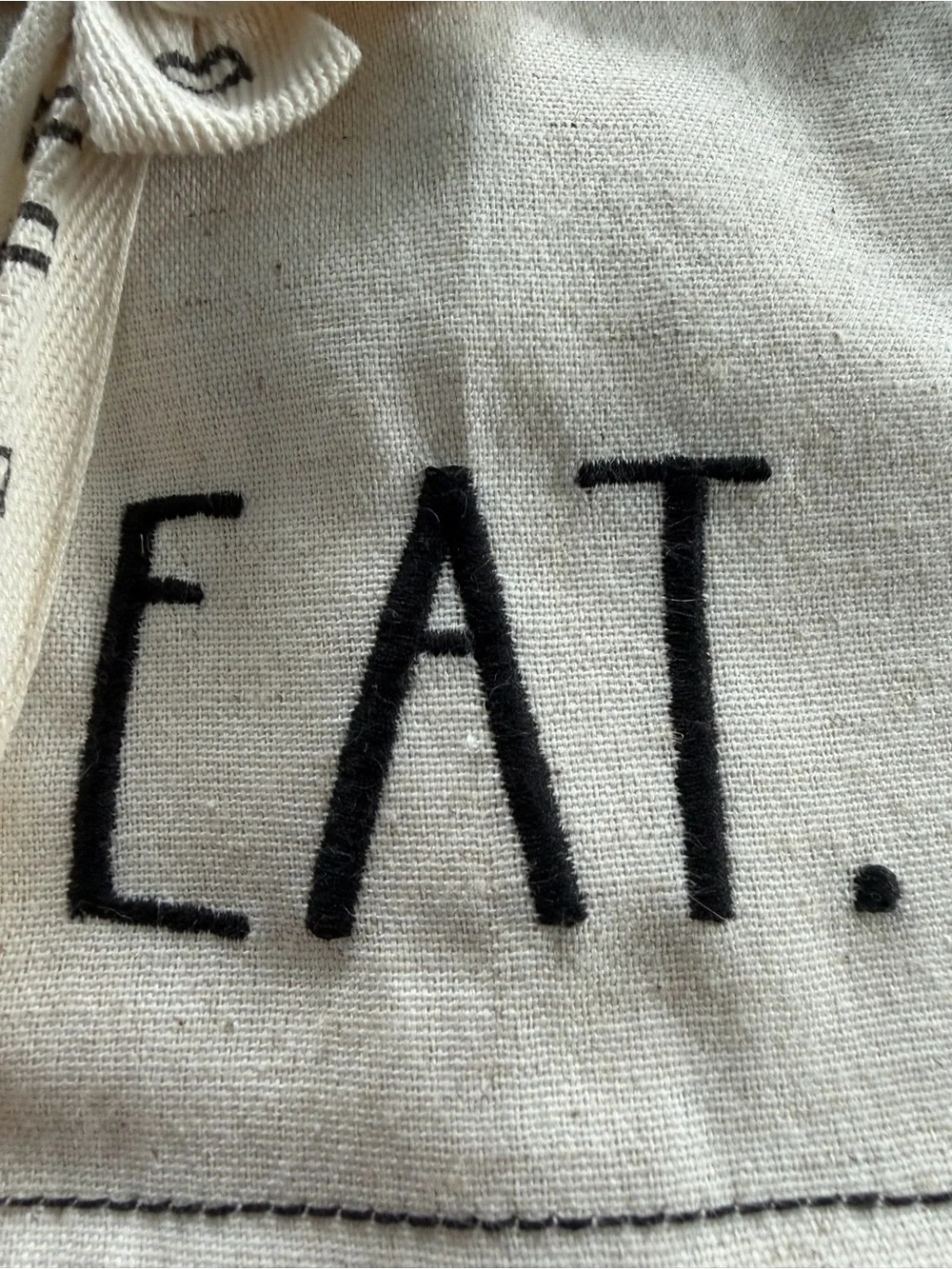Rae Dunn set embroidered