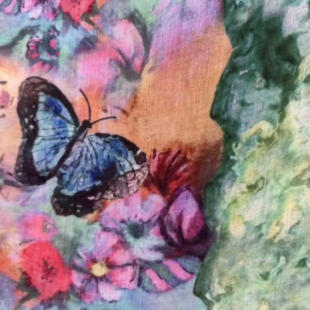 Vintage women butterfly