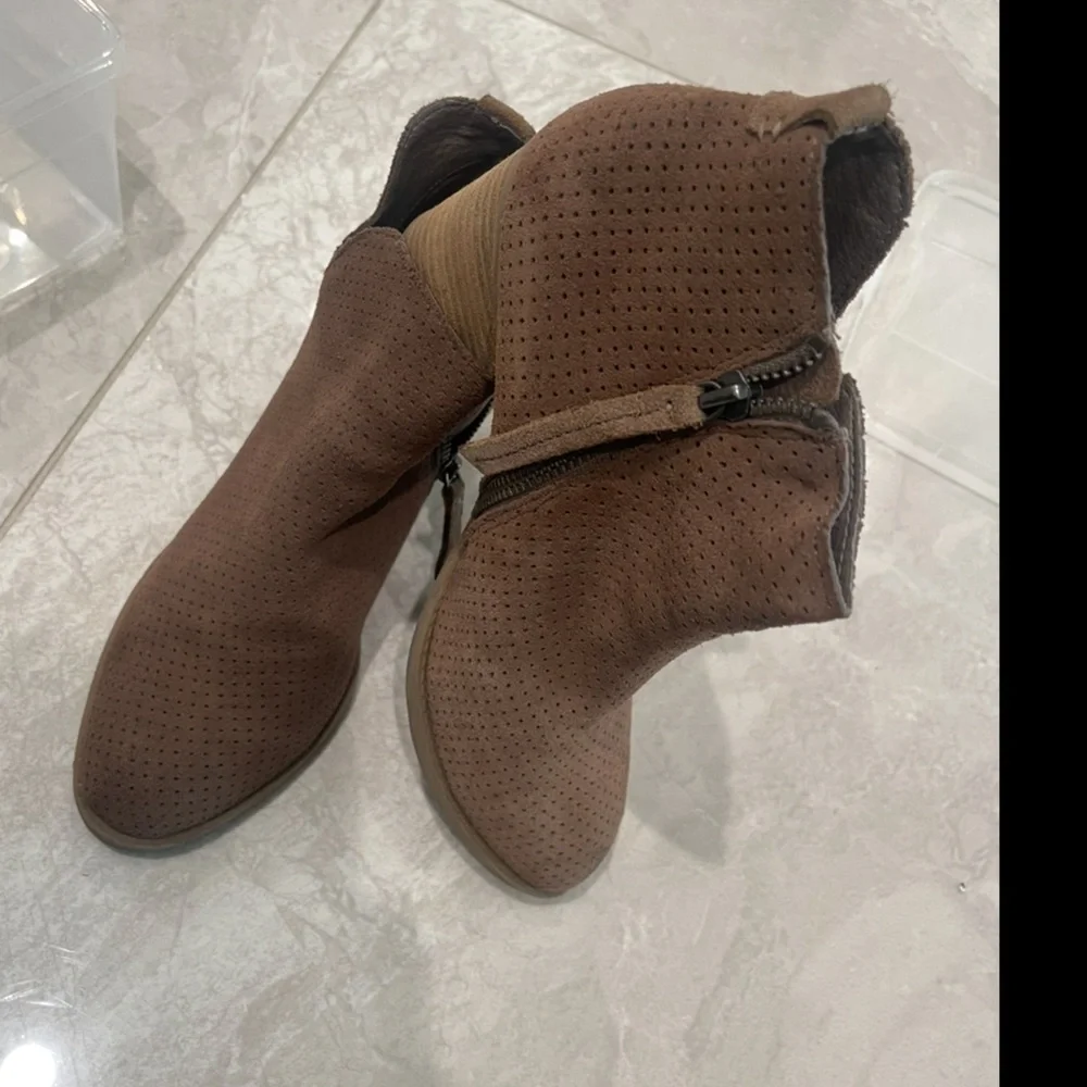 Dolce Vita Women’s Perforated Brown Chukka Boots