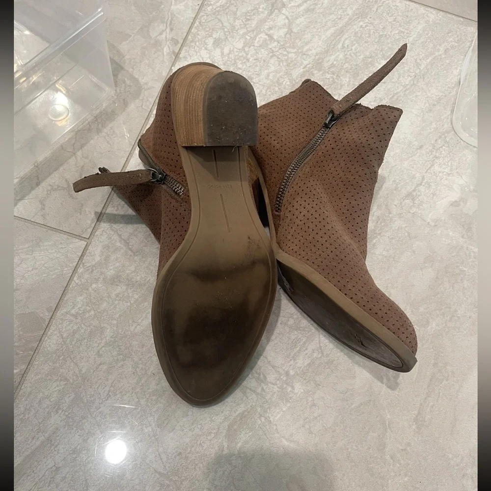 Dolce Vita Women’s Perforated Brown Chukka Boots
