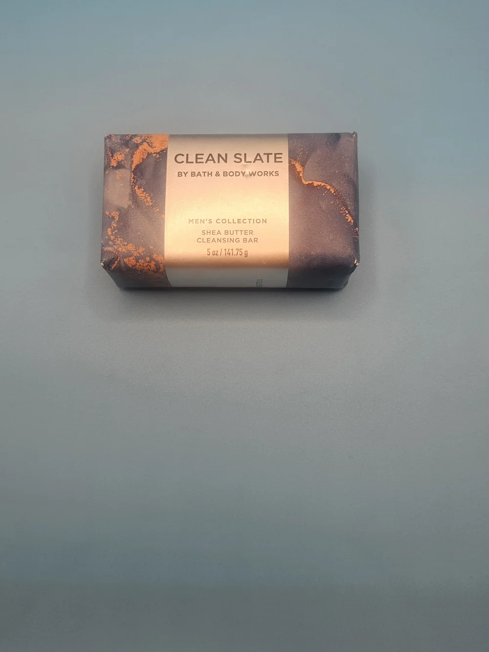 Bath & Body Works Clean Slate Shea Butter Cleansing Bar - Blue & Gold