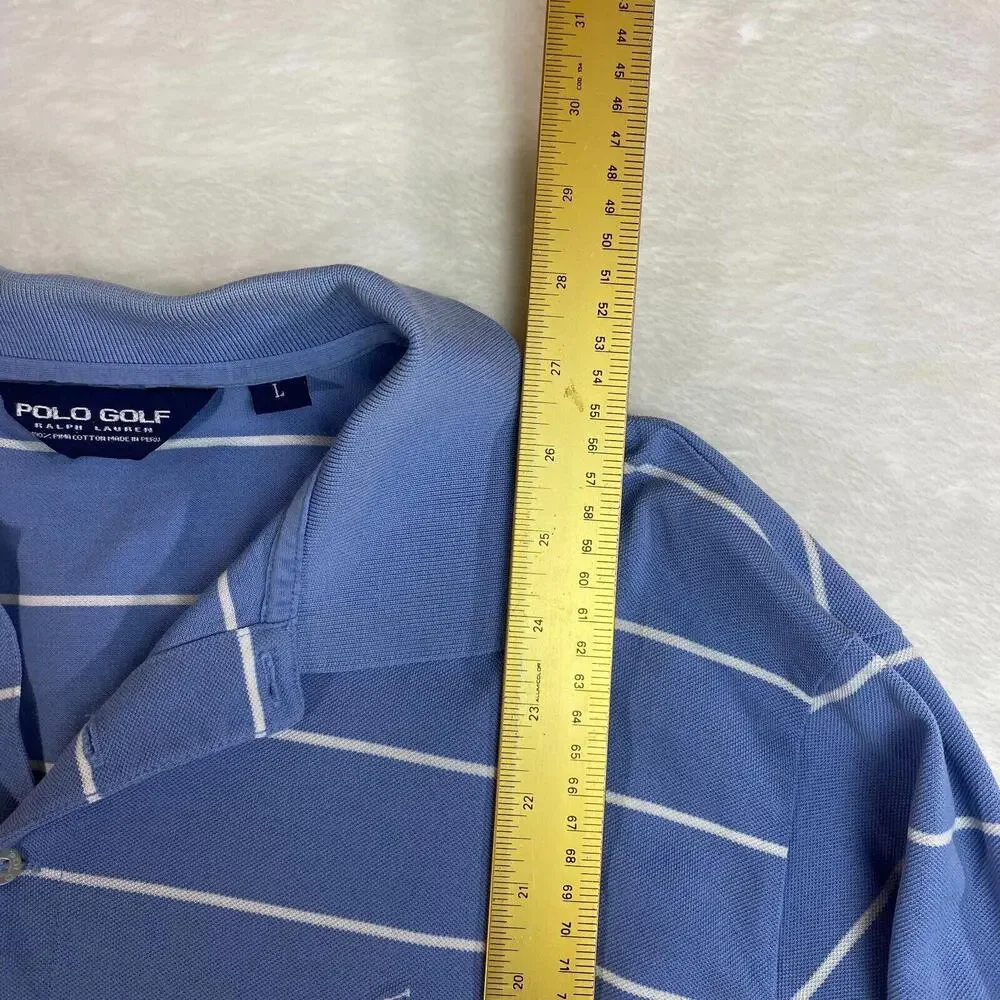 Ralph Lauren Polo Golf Shirt - 100% Pima Cotton - Haig Point‎ Club - Large Size