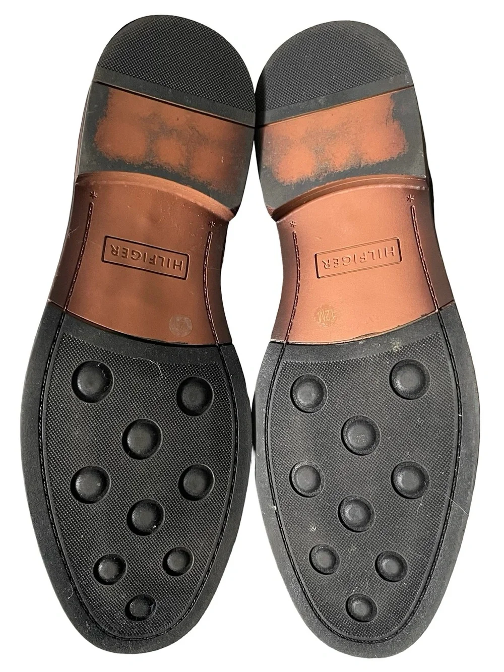 Tommy Hilfiger Black Leather Chukka Chelsea Boots Size 12