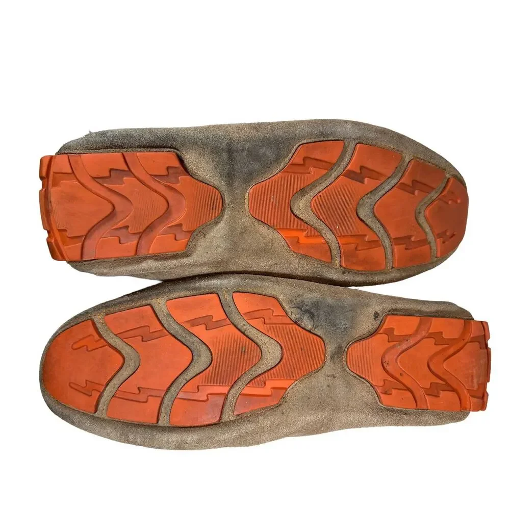 Nordstrom 1901 Sz: 14 Tan Suede Low Top Slip On Driving Moccasin Loafers M05711