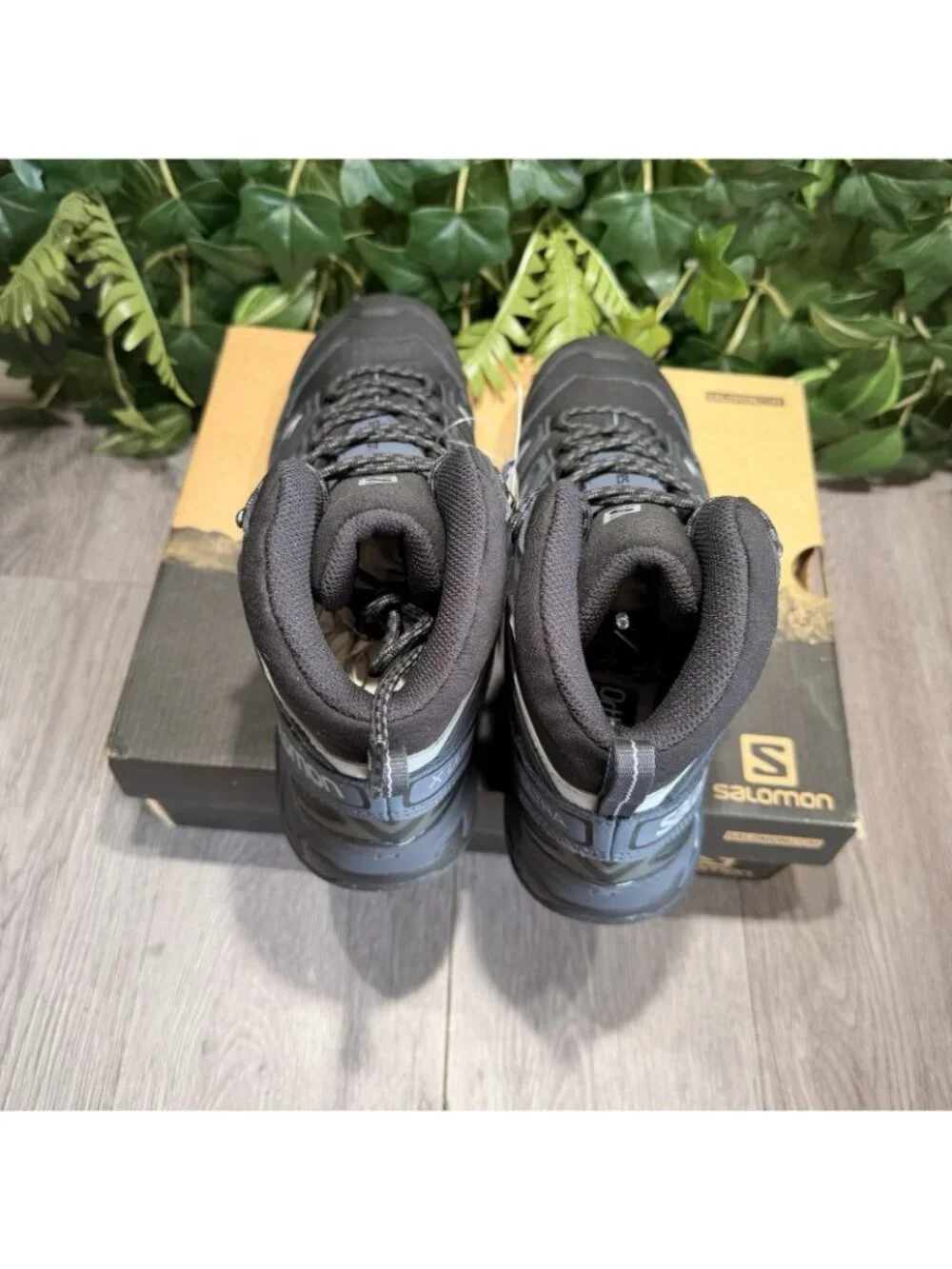 New Men's Salomon X Ultra Mid GTX Shoes Black Trail Hiking Sneakers 398674 7.5