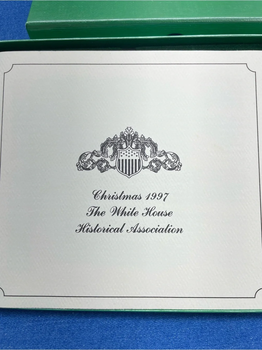 White house historical society ornate gold