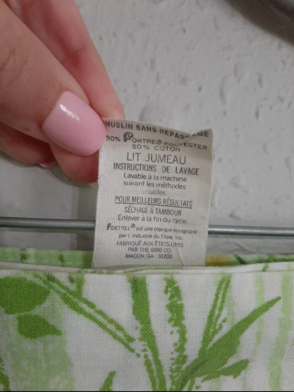 Vintage 70s bed set sheets flat fitted 2 pillowcases butterfly boho