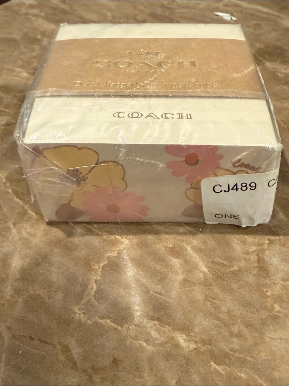 Coach branded notecube