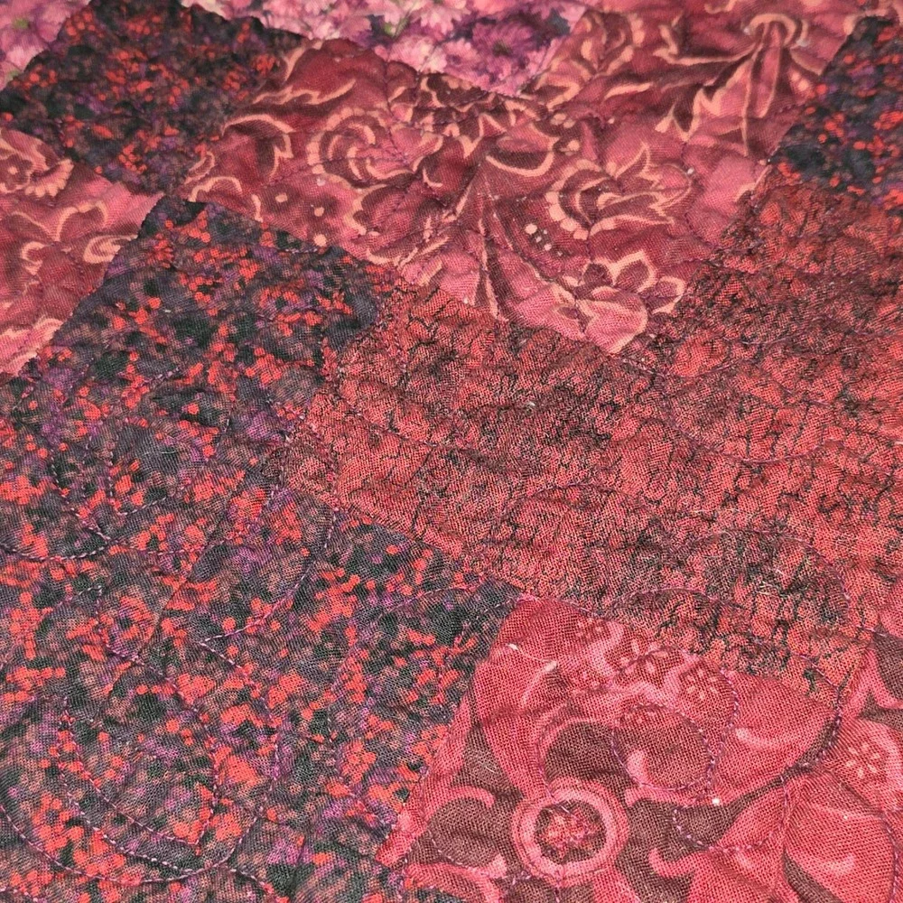 Handmade patchwork quilt