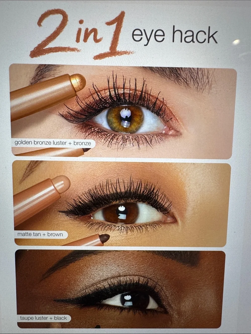 tarte sticks shades