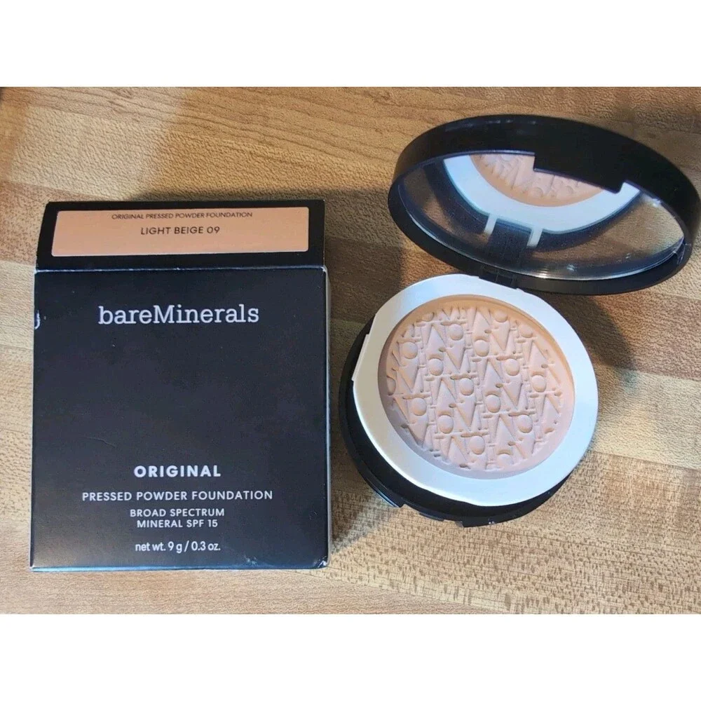 bareminerals Original Pressed Powder Foundation Light Beige 09 SPF 15 Exp 2027