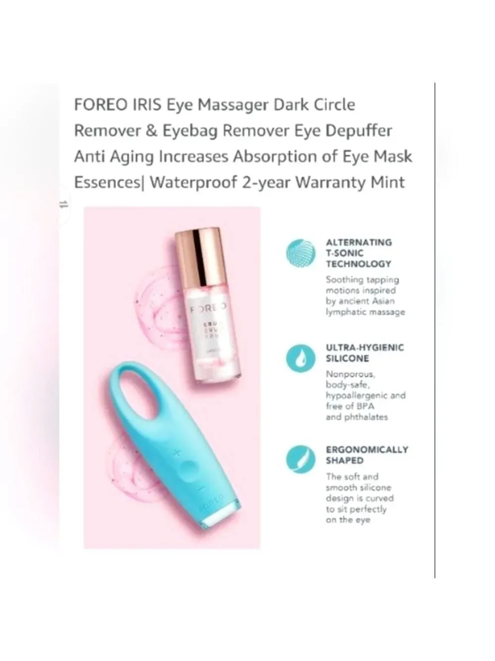 FOREO targeting circles puffy