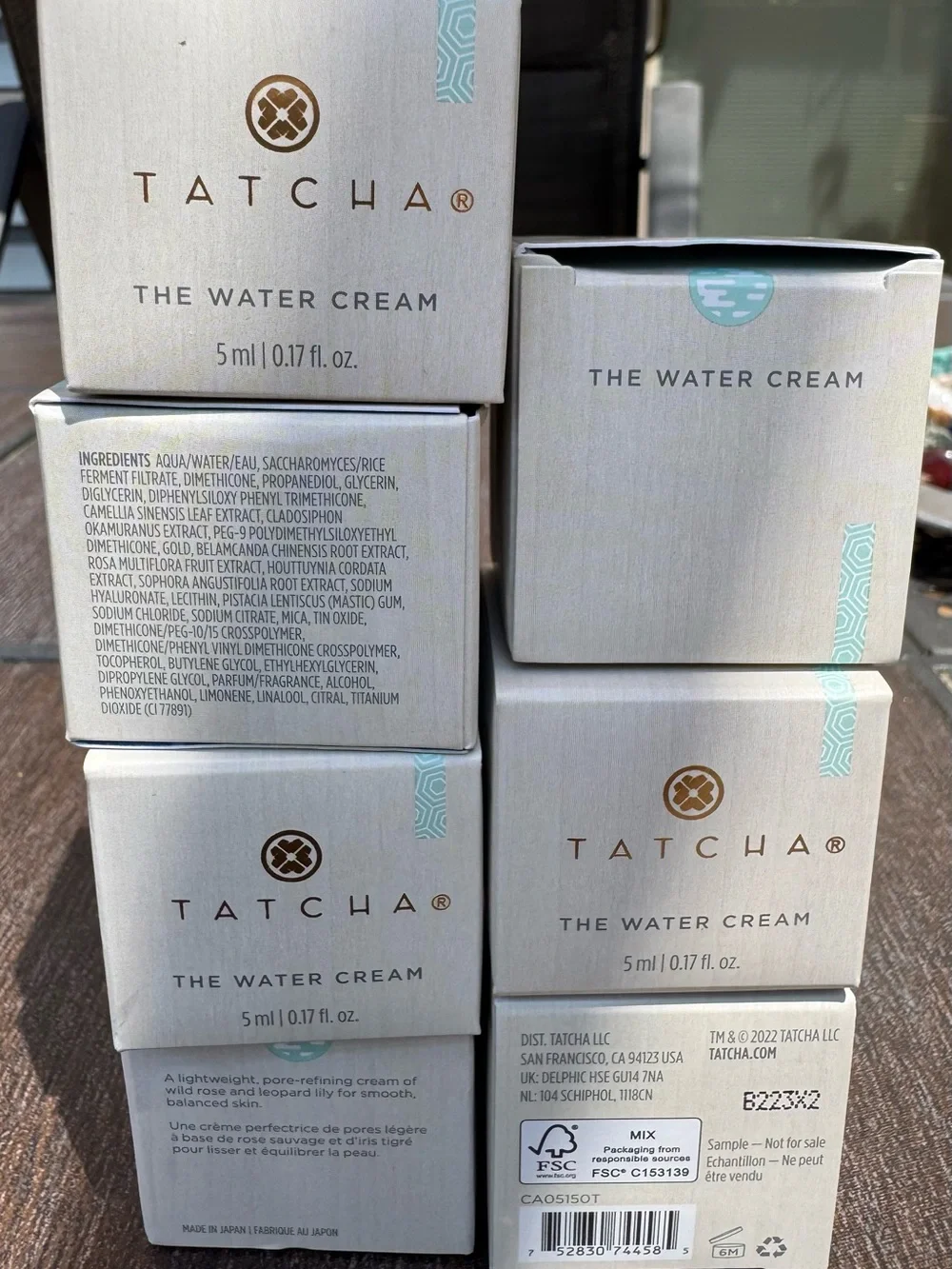 Tatcha water cream