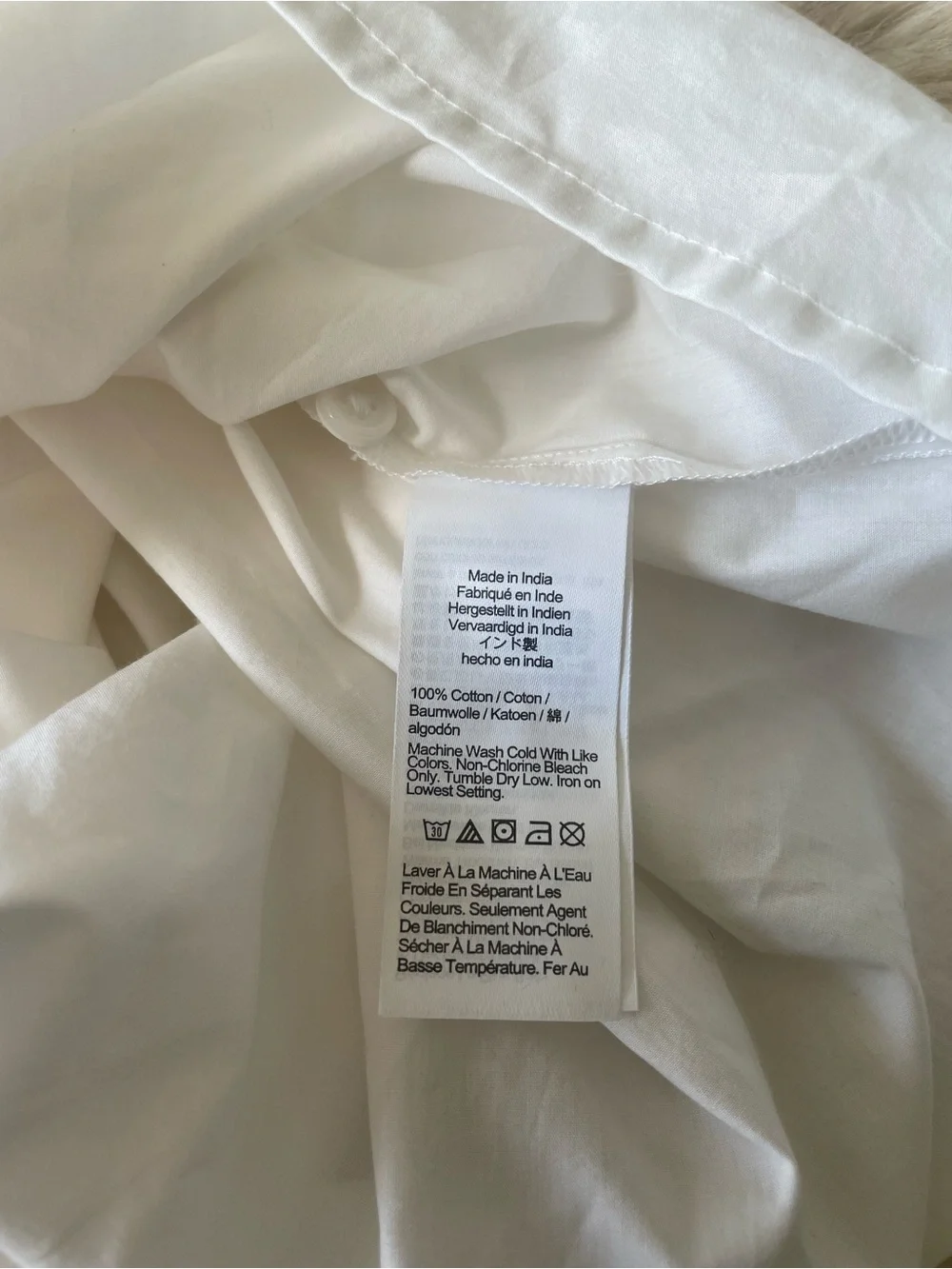 J. Crew crisp white
