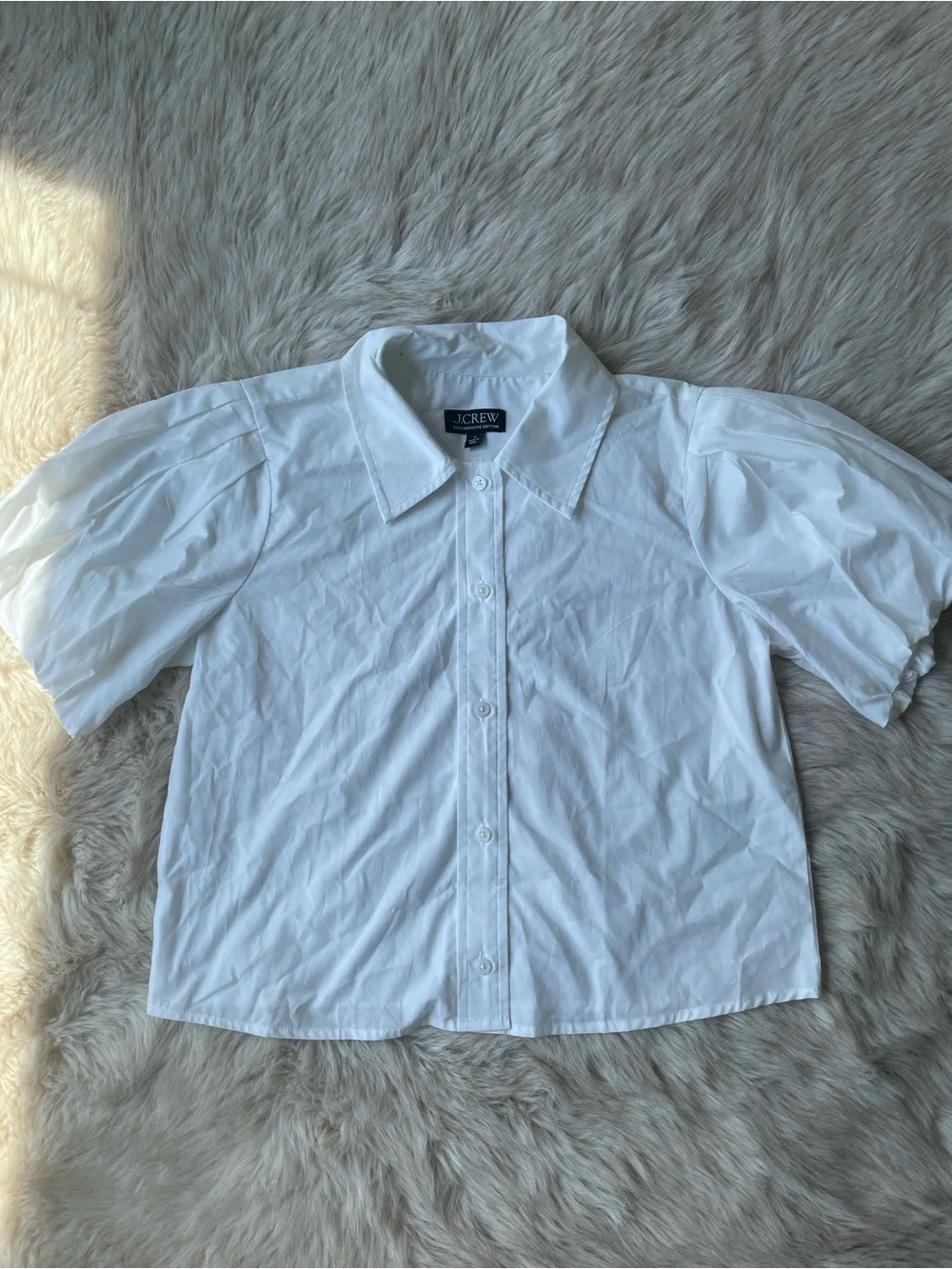 J. Crew crisp white
