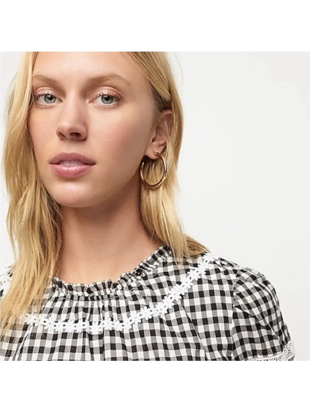 J. Crew dressed gingham