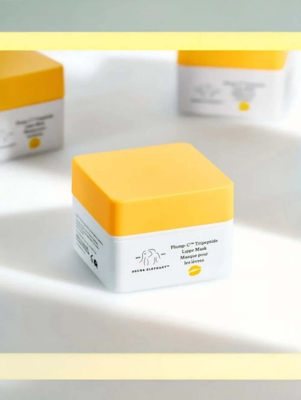 NIB Drunk Elephant Plump-C™ Tripeptide Lippe Mask with Vitamin C, 0.7 Oz