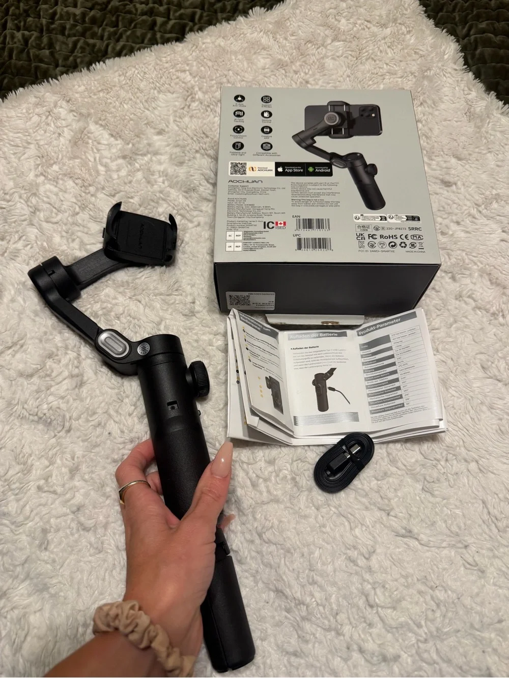 Like New Portable Black Smartphone Stabilizer  Smart XE 3-Axis