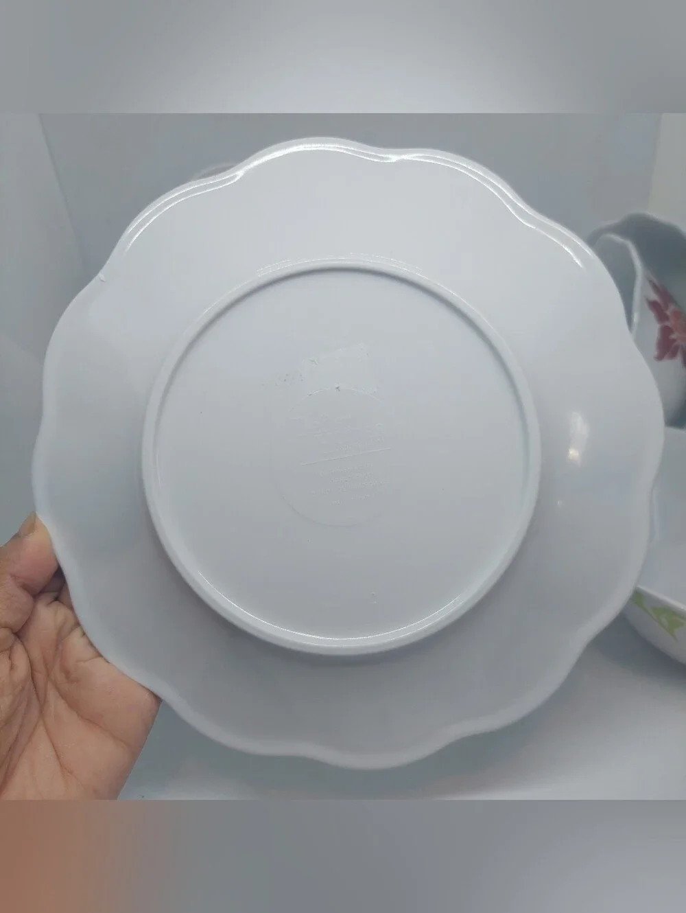 Better Homes Gardens Floral Citrus Plastic Dinnerware Salad Plates Bowls Lot 8
