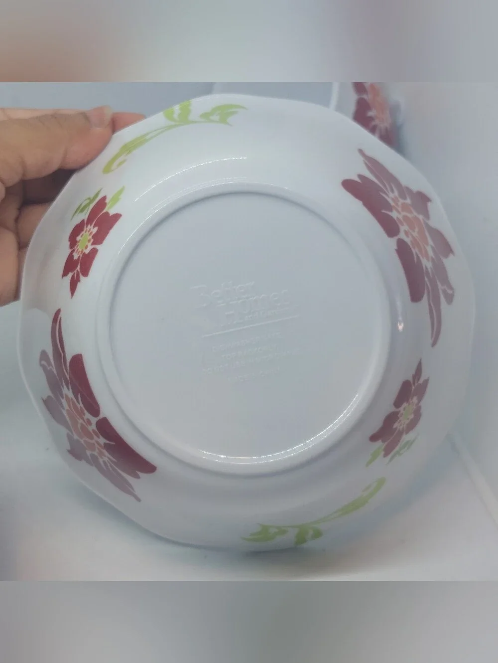 Better Homes Gardens Floral Citrus Plastic Dinnerware Salad Plates Bowls Lot 8