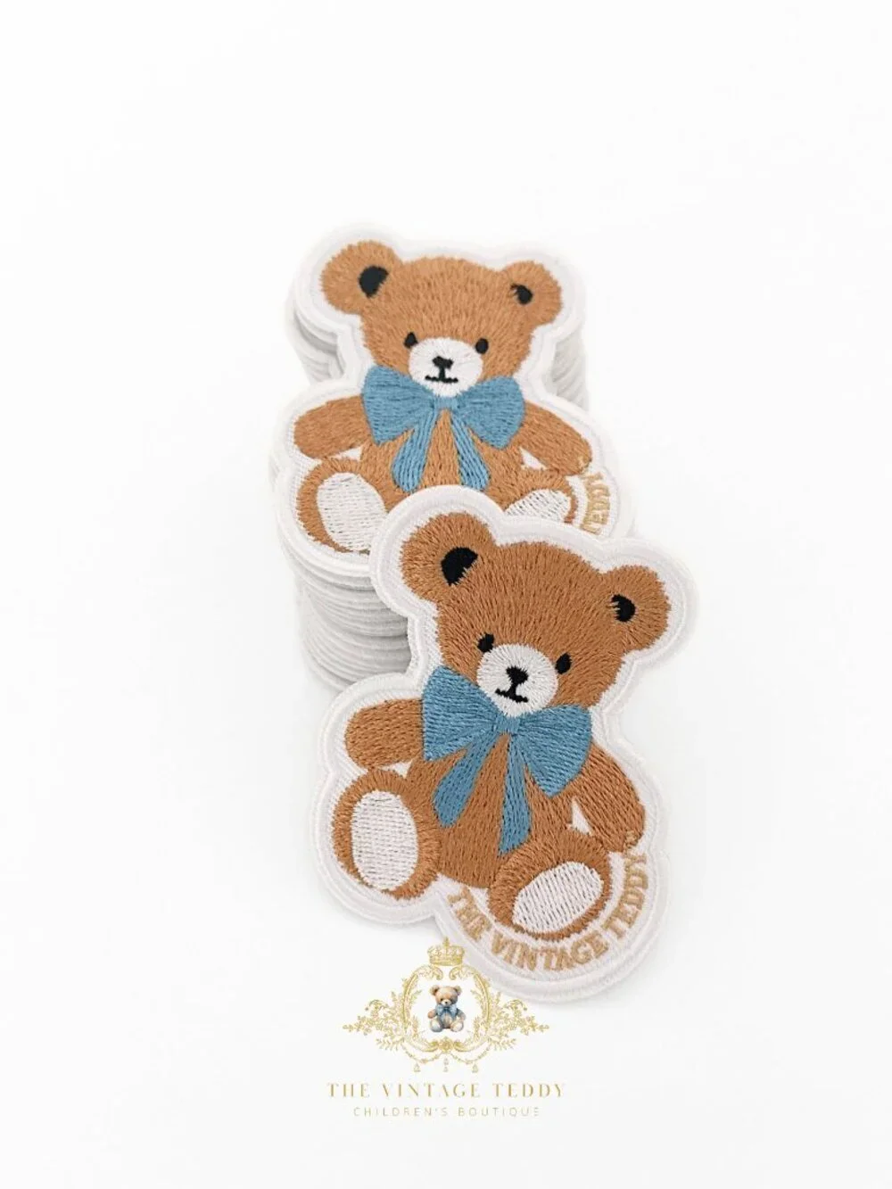 NWT Cute The Vintage Teddy™ Children's Custom Embroidered Patch Teddy Bear OS