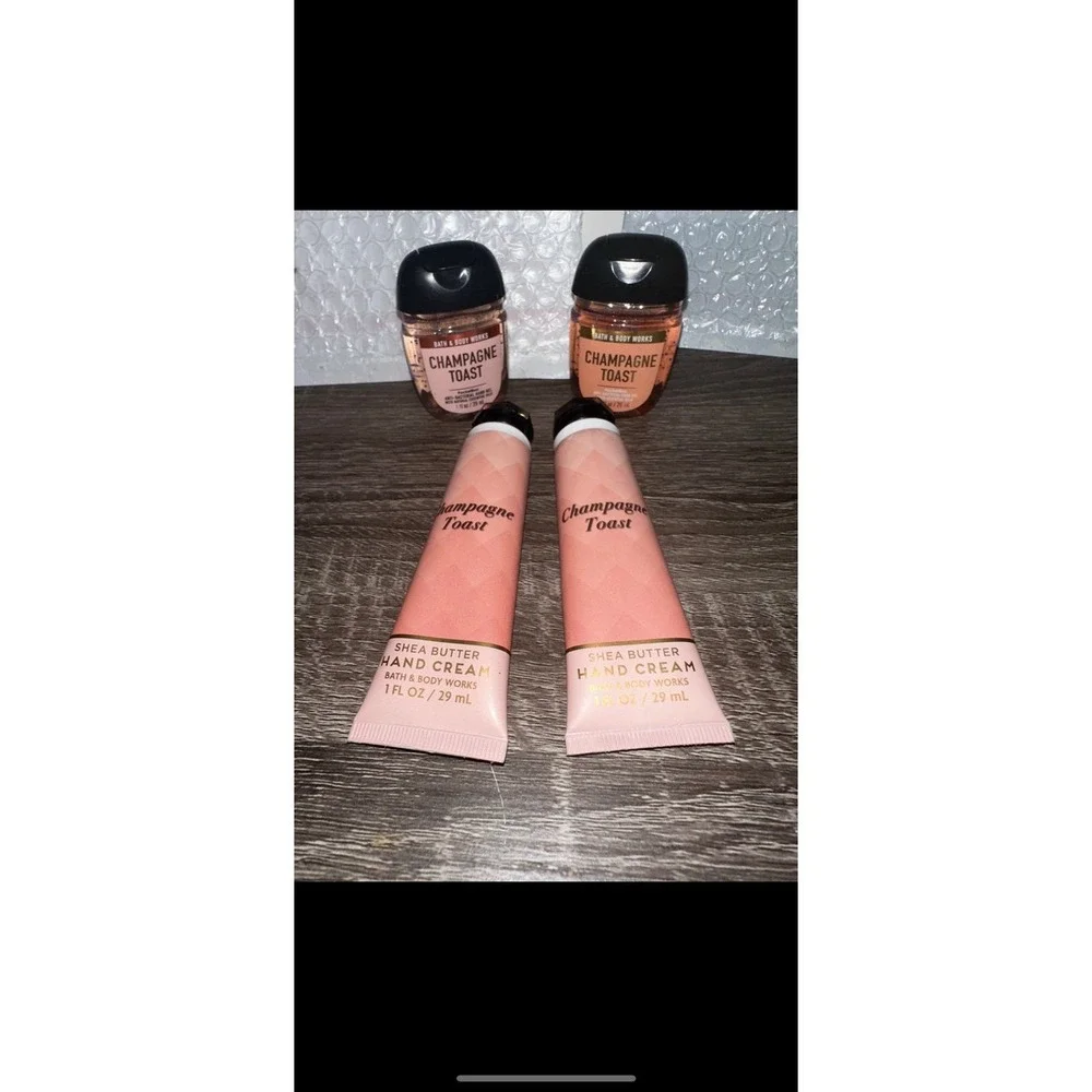 Bath and‎ Body Works champagne toast hand cream hand sanitizer travel size