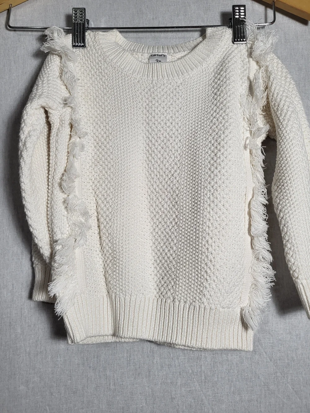 Carters cream knit