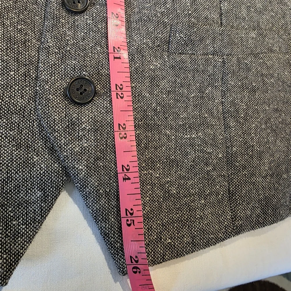 Ruth And Boaz Sophisticated Charcoal Wool Blend Suit Vest for Men L EUC 5 Button