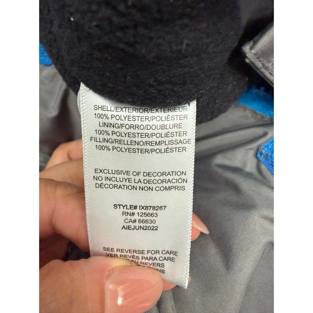 IXTREME Kids 4T Insulated Snowsuit Gray Black Hooded Winter Ski Snow Suit