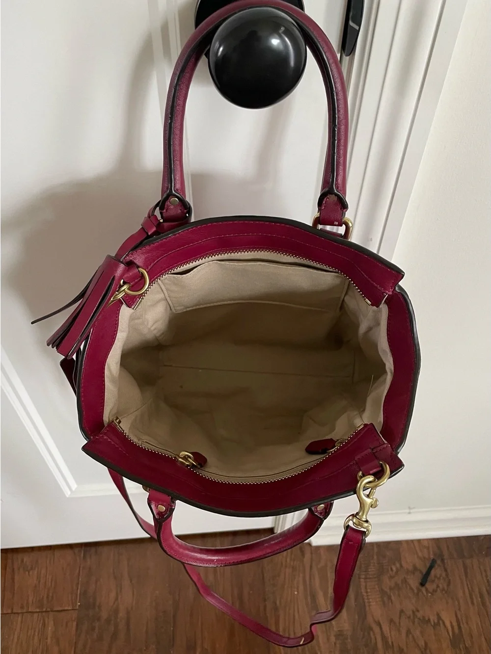 Coach tassel exterior