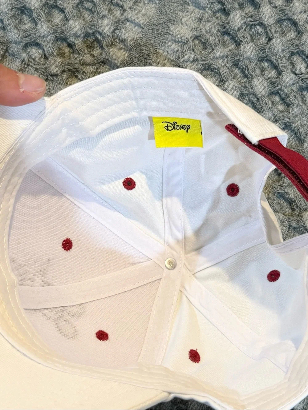 Disney white baseball
