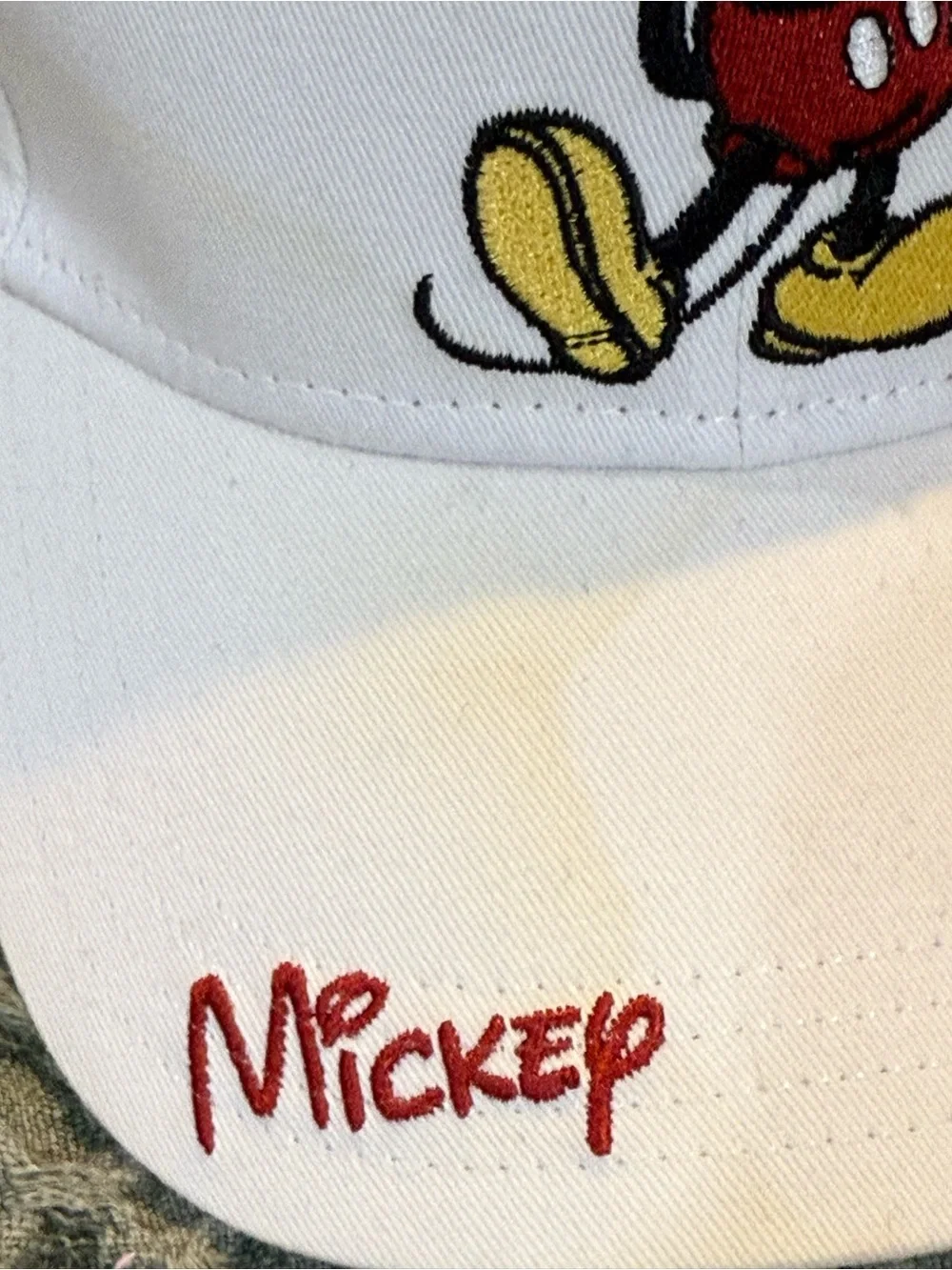 Disney white baseball