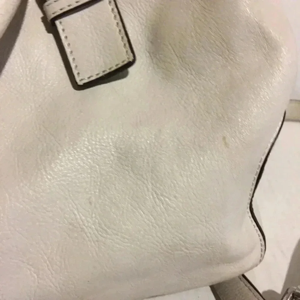 Michael kors master  leather mix satchel handbag