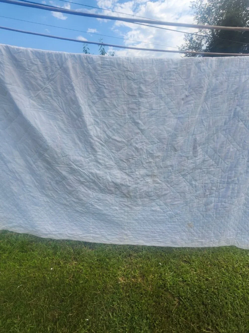 hand made quilt good