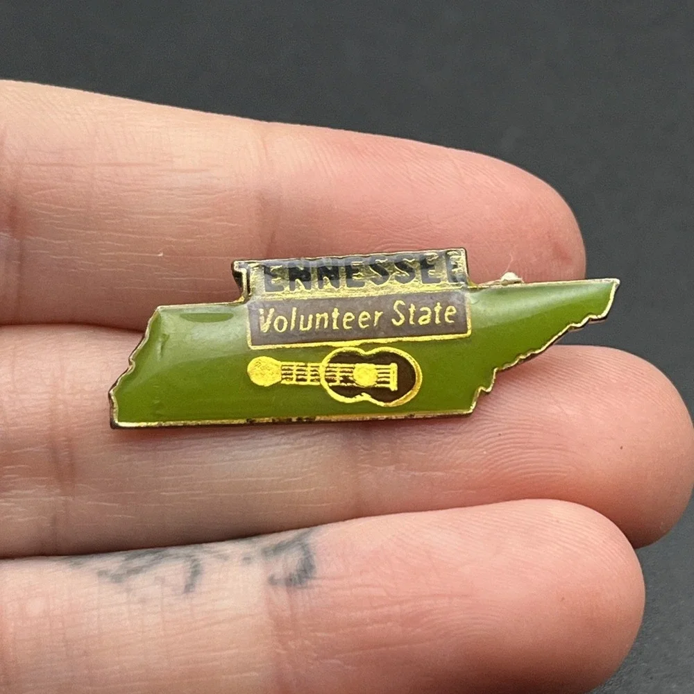 Tennessee State Outline Volunteer State United‎ States Of America Lapel Hat Pin