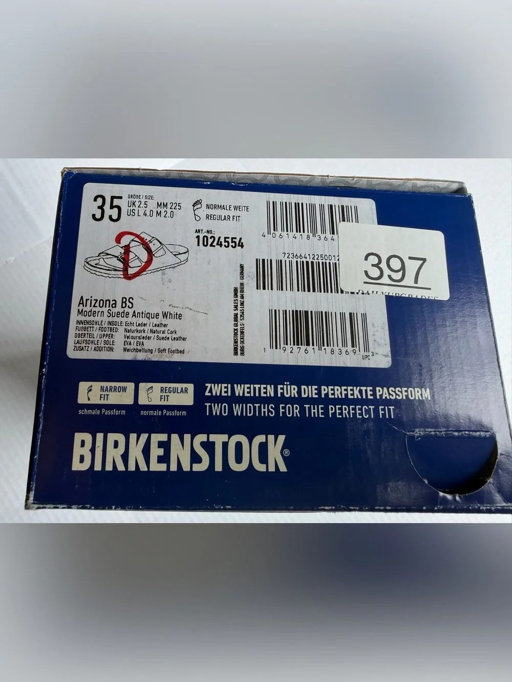 Birkenstock new tags