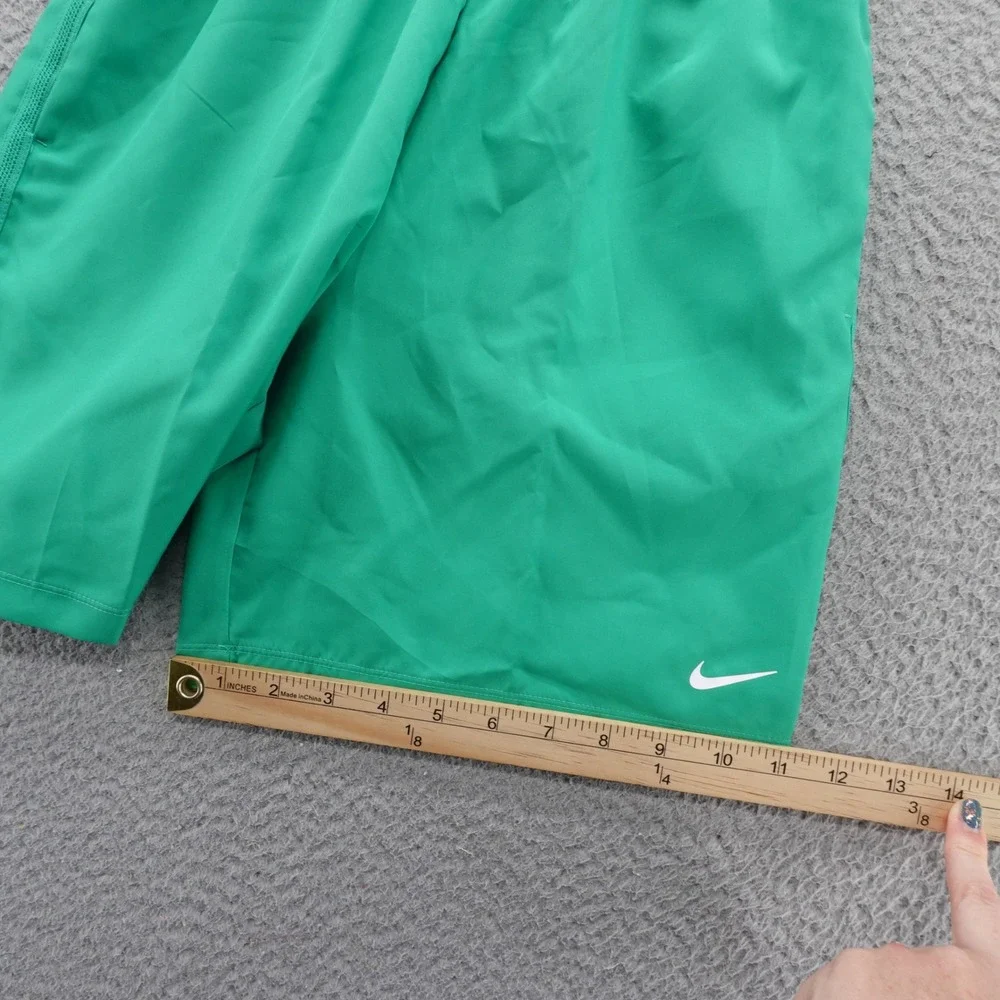 Nike Kids Dri FIT Training Shorts Green Youth Size Large NEW‎