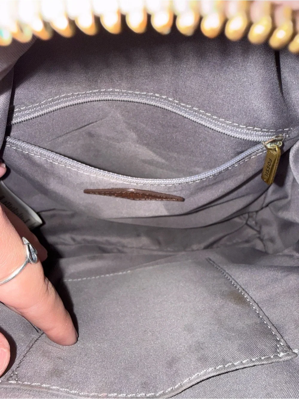 Fossil mini backpack