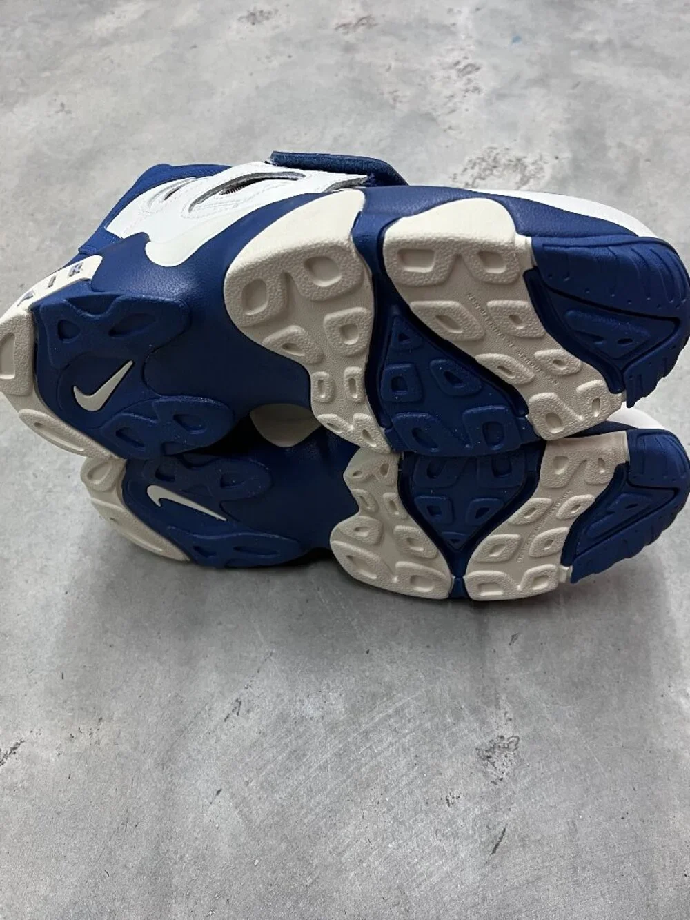 Nike Air Diamond Turf 2 GS Kid's Sail Mystic Navy Blue Grey IR4727 100 - New