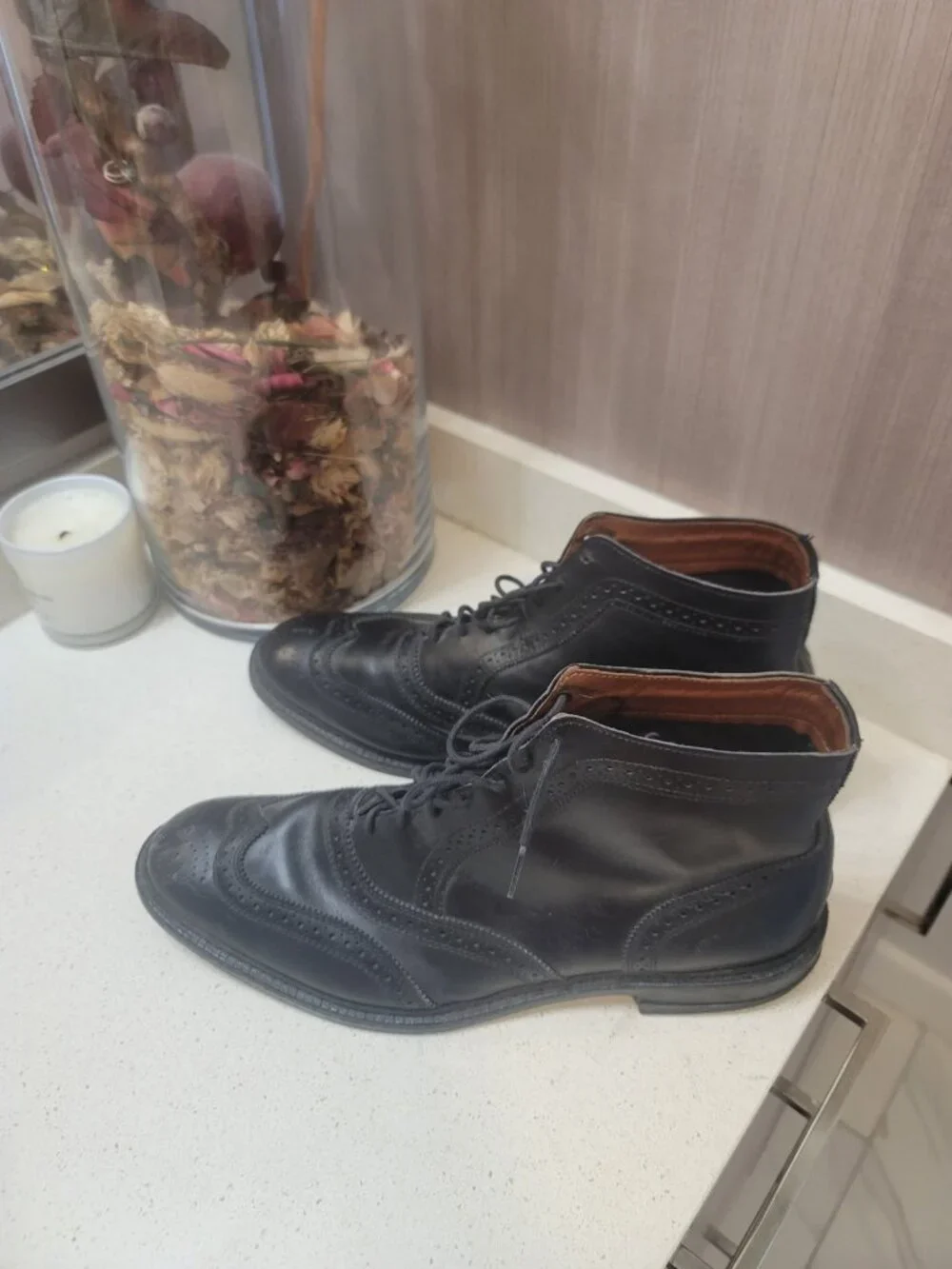 Allen Edmonds Mens Sz 11.5 3E McAdam Leather Dress Shoes Oxford Formal USA Black