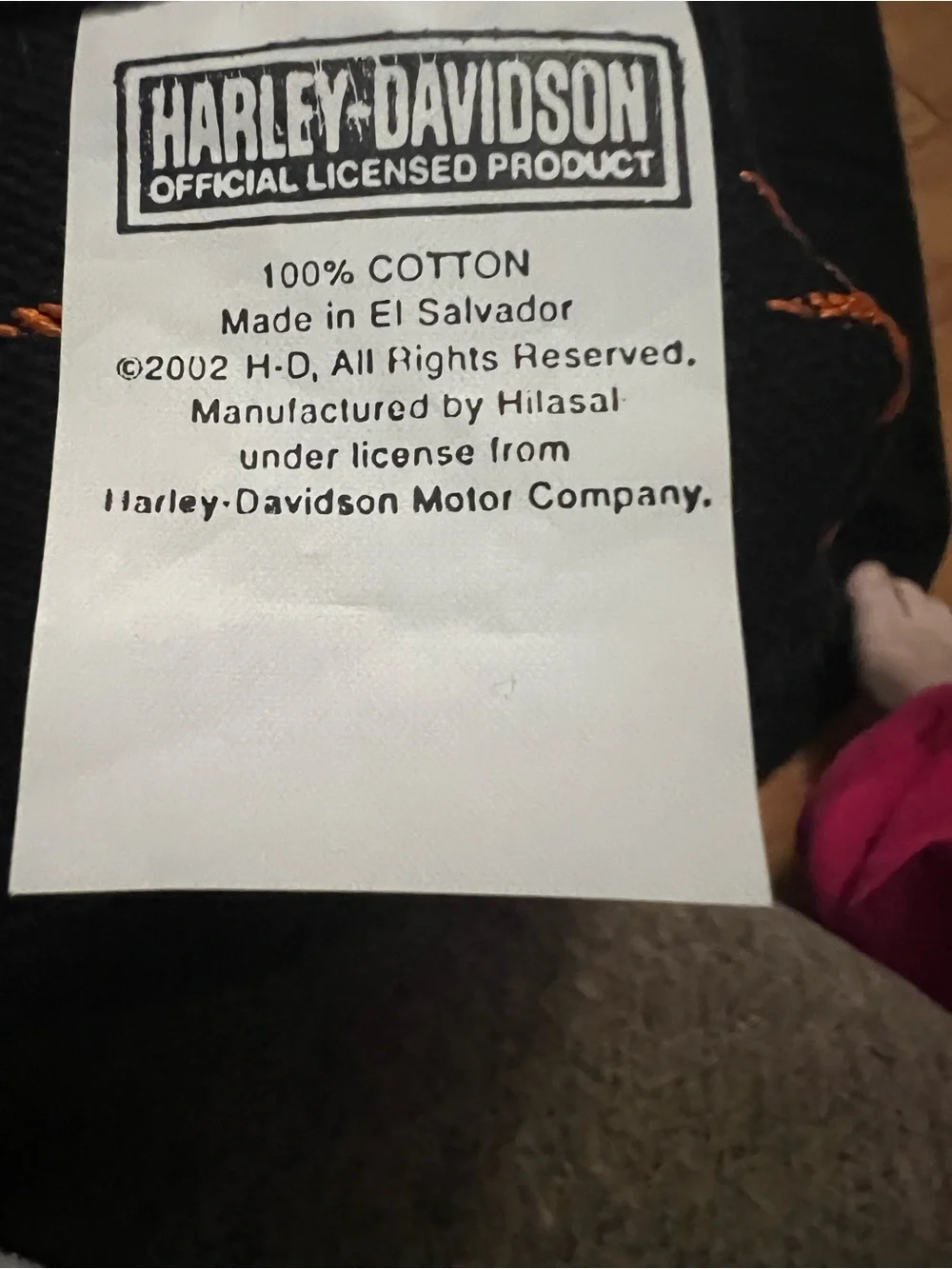 Harley-Davidson straightforward fans fabric