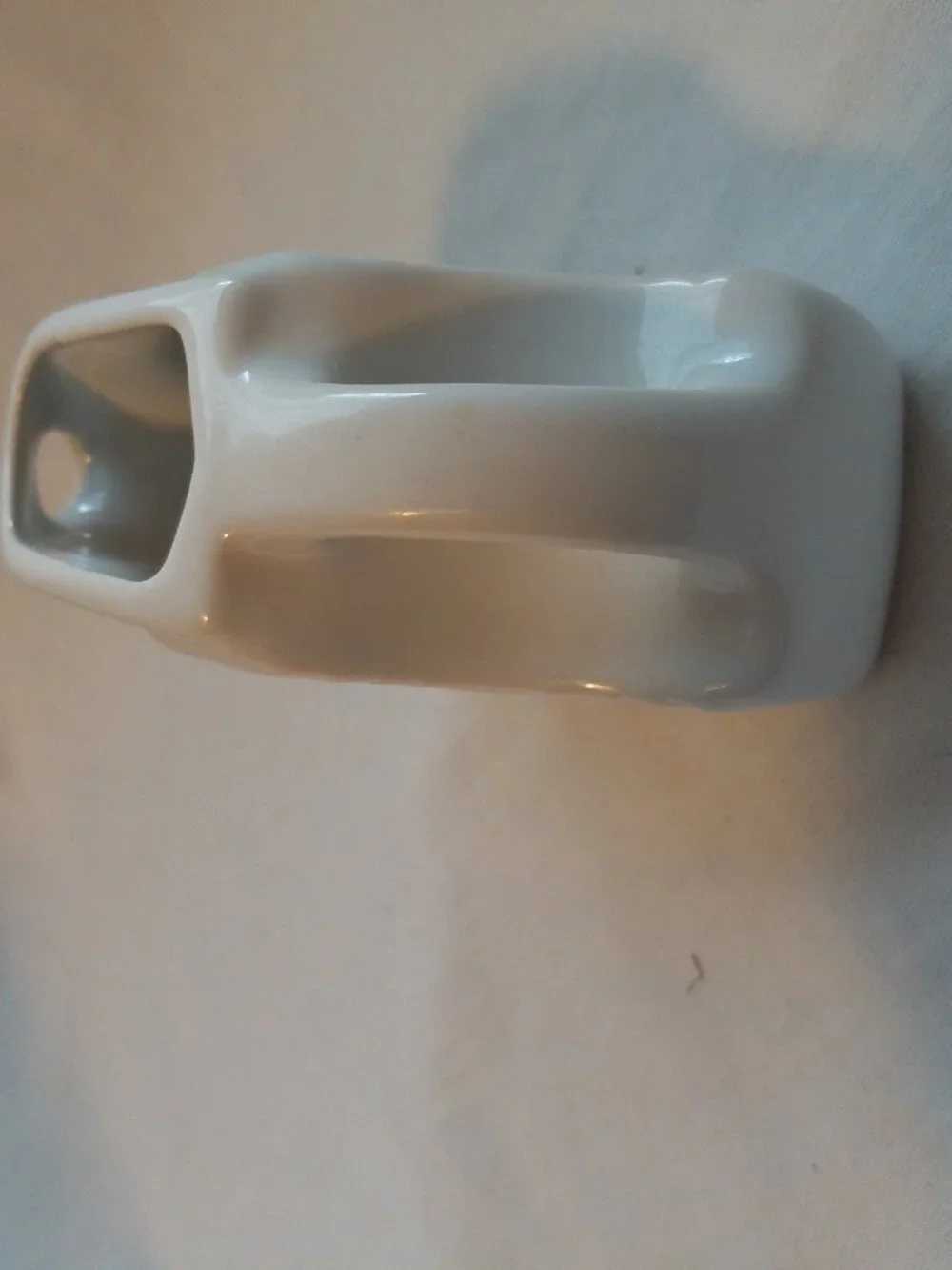 Fiesta 4 oz Smal Cream Coin Disk Pitcher White EUC