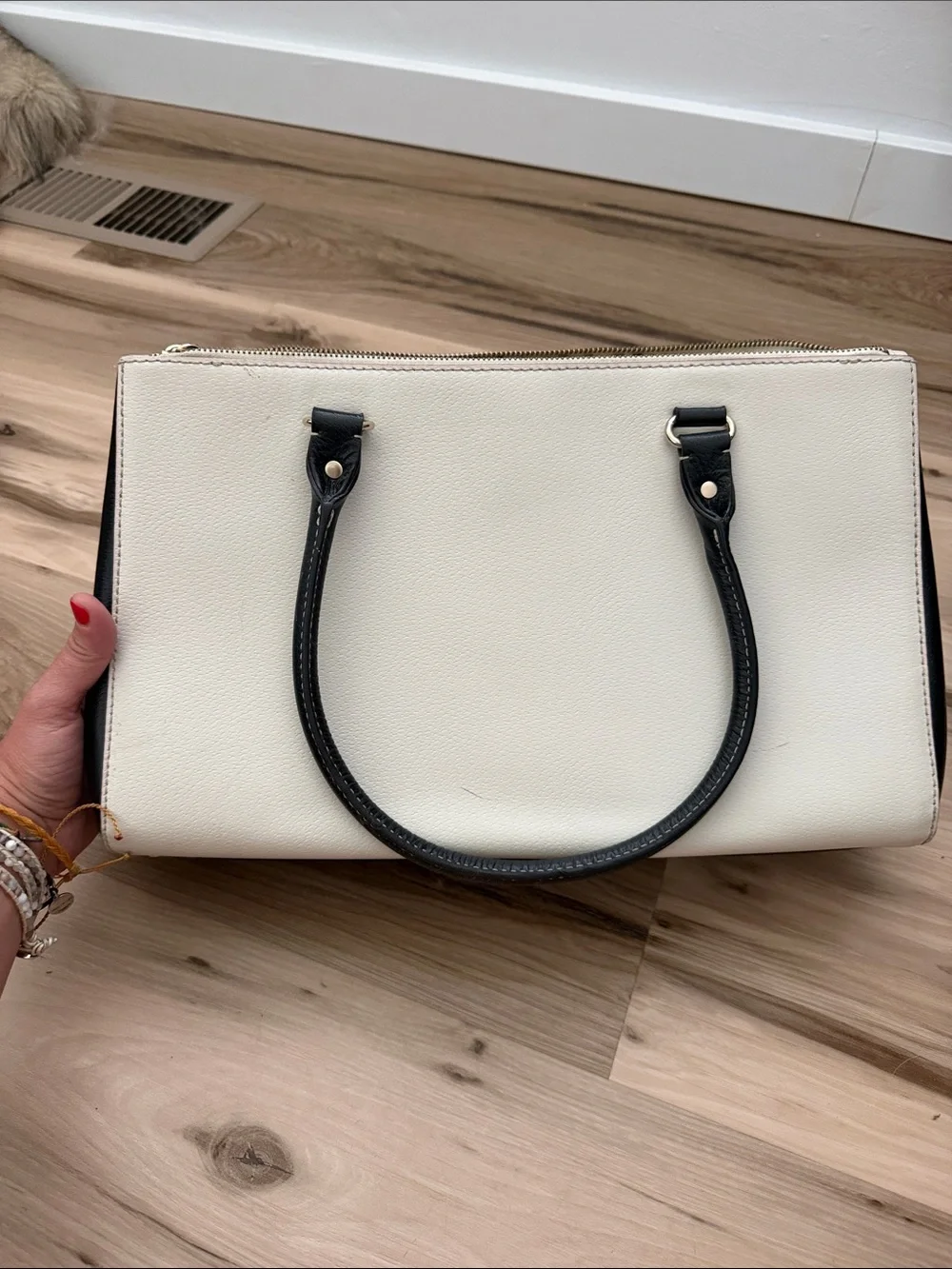 kate spade structured cream