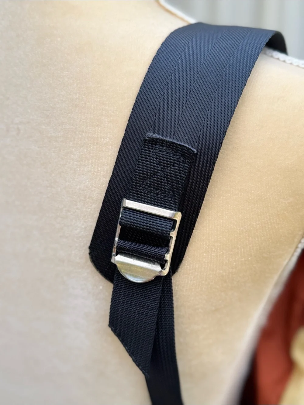 Two-Tone Rust & Tan Mini Backpack